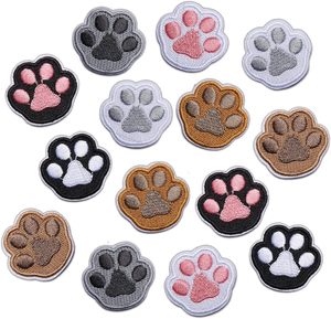 14PCS dễ thương <span class=keywords><strong>Paw</strong></span> in các bản vá lỗi cho quần áo sắt trên/may trên thêu đính các bản vá lỗi - Product Image 1