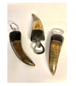 Ouvre-bouteille de poignée en corne de buffle Vintage de haute qualité Unique outil de cuisine artisanal tire-bouchons et ouvreurs cadeau de pendaison de crémaillère - Product Image 4