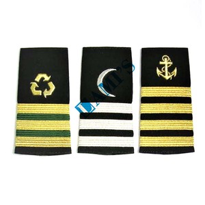 Hombrera OEM oro plata con cable rango diapositiva hombro personalizado para uniformes ceremoniales charreteras/hombro - Product Image 5