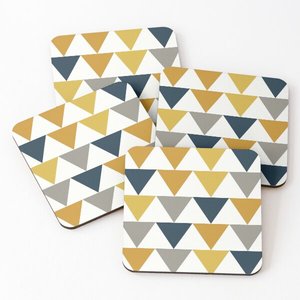 Sous-verre en bois sur papier imprimé pour le service du thé, ensemble de 4 pièces, table en bois, nouveau design, sous-verres en bois à prix de vente élevé - Product Image 2