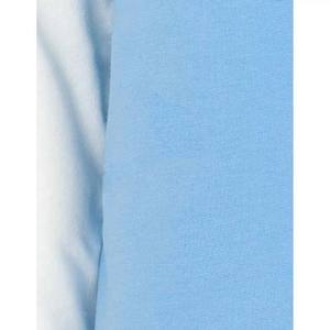 Veste universitaire à boutons, travail de patchwork personnalisé, vêtements de sport, veste universitaire de baseball pour hommes, laine bleu clair avec manches en cuir blanc - Product Image 4