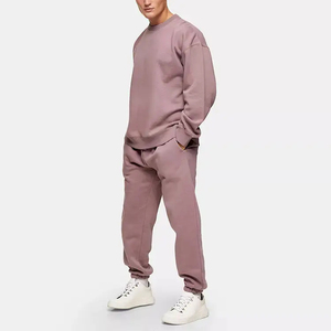 2025 New High Quality 100% Cotton Fleece Tracksuit <b>Set</b> for Men Custom Size <b>Colour</b> Plus Size Option for Winter Printed Technics - Product Image 2