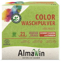 AlmaWin Custom Lessive en Poudre Ultra Concentrée Écologique 1 Couleur Fleur de Citron Vert 1Kg-21 Lavages Végétalienne Biologique