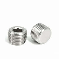 Raccords de tuyauterie usinés Vichok Hardware en acier inoxydable 304, raccord hexagonal à vis externe NPT/PT 1/16-1''