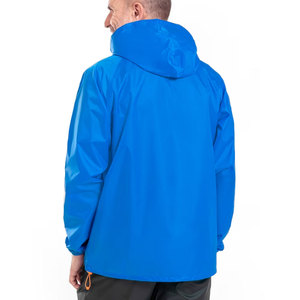 Custom Men's Long <b>Waterproof</b> High Light Reflective Rain Jacket 100% PVC Coating Nylon TPU Durable Oxford <b>Cloth</b> Hood Travel - Product Image 4