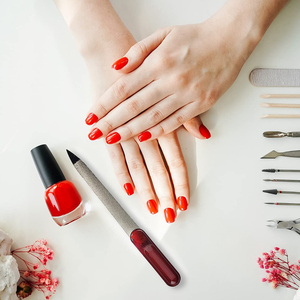 Lima de uñas profesional de zafiro de doble cara para manicura y pedicura, perfecta para dar forma a las uñas de los dedos de las manos y los pies - Product Image 3