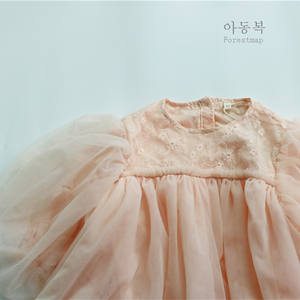 Kinder Zoete Effen Wollen Odm Herfst Kant Prom Lange Mouw Schattige Prinses Jurken Voor Baby Meisjes - Product Image 3