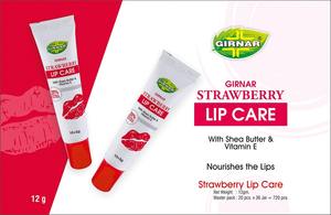 GIRNAR, bálsamo labial de hierbas orgánicas, sabor a fresa Natural para el cuidado de los labios, venta al por mayor - Product Image 2