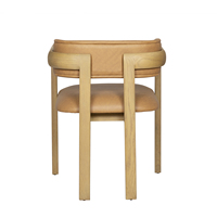 Chaises de salle à manger en bois traditionnelles personnalisées directement de l'usine, avec coussin – légères et portables pour appartement et hôtel, prix raisonnable