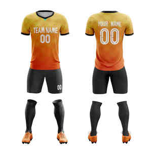 Uniforme de football sublimé en polyester 100% Dernières chemises de football Conception Vêtements de football Costume de football de qualité originale Uniforme de football - Product Image 6