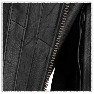 Veste en cuir de moto pour femmes | Veste de motard élégante | Veste d'équitation en cuir durable approuvée CE - Product Image 5