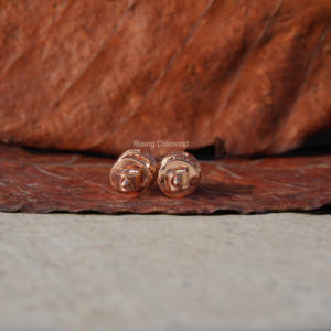 OEM ขายส่ง1.0 CT รอบตัดห้องปฏิบัติการปลูกเพชร Halo STUD ต่างหู CVD ได้รับการรับรองของขวัญครบรอบปีที่ทองสีเหลือง - Product Image 6