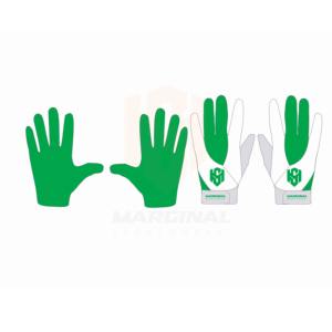 Guantes de Fútbol Americano de Diseño Personalizado, Guantes de Receptor al por Mayor, Mejor Calidad, Agarre Antideslizante, Correas de Muñeca Ajustables - Product Image 4