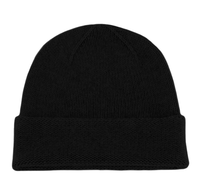 Vente en gros Bonnet en laine cachemire tricoté souple et souple personnalisé Bonnet en tricot Bonnet en cachemire avec logo tricoté côtelé Sur demande
