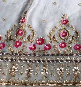 Designer moderne non cousu brodé à la main indien pakistanais fête porter des costumes pour les femmes Fashion-Forward Style traditionnel pour - Product Image 3