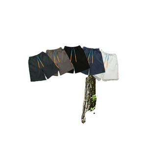 Shorts de sport décontractés pour hommes, taille haute, en coton uni, avec cordon de serrage et poches, respirants, pour la course, la gym et le fitness, vente en gros - Product Image 3