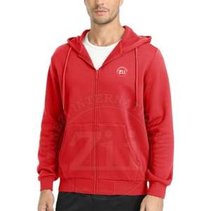 Sweat-shirt à capuche en molleton à col rond, coupe classique, poche kangourou, pull-over, broderie unisexe, respirant, hiver, 100% coton - Product Image 2