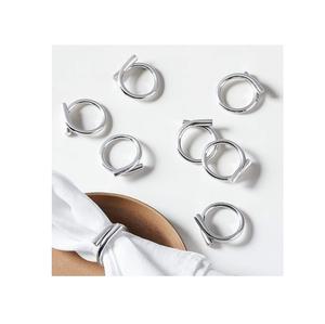 Designer <b>metal</b> napkin <b>rings</b> <b>for</b> dining table reusable durable decorative holders <b>for</b> home and banquet use - Product Image 4