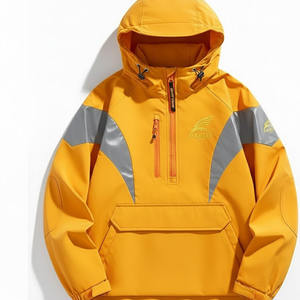 Chaqueta Softshell para Hombre, Cortavientos, con Capucha, Forro Polar, Impermeable, Chaqueta de Lluvia con Capucha para Hombre, Chaquetas Softshell - Product Image 3