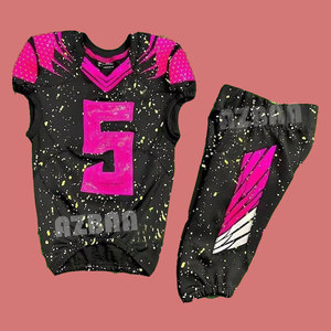 Últimos diseños al por mayor personalizado sublimación completa uniformes de fútbol americano Unisex impreso Jersey diseño últimos conjuntos para adultos - Product Image 2