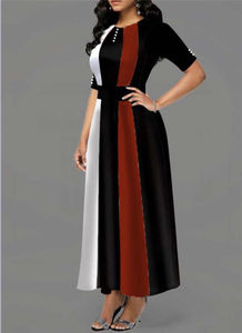 Robe de luxe avec logo brodé pour femmes, Abayas, personnalisé, dubaï, ouvert, robes musulmanes, doublure multicolore, ensemble de robes - Product Image 4