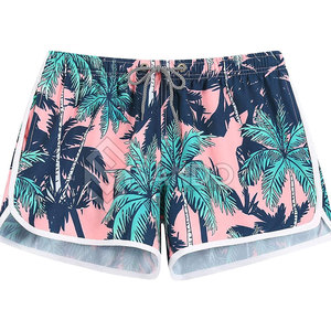 กางเกงขาสั้นชายหาดผู้หญิงขายดี คุณภาพสูง ผ้าฝ้าย 100% ระบายอากาศได้ดี สวมใส่สบาย แฟชั่นทันสมัย ราคาประหยัด - Product Image 5