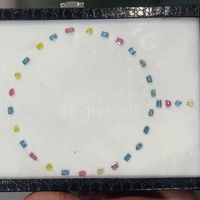 Çok şekiller ve fantezi renk VVS/VS 17.50CT HPHT CVD IGI/GIA sertifikalı gevşek sentetik doğal Lab yetiştirilen elmas kolye yapımı