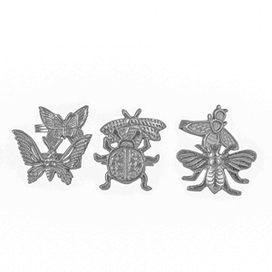 Vente chaude argent insecte en forme de rond de serviette métal cercle serviette boucle table décoration rond de serviette en gros quantité en vrac - Product Image 1