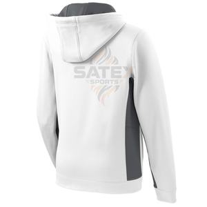 เสื้อฮู้ดผู้หญิงผ้าฟลีซคุณภาพสูงราคาถูกสำหรับฤดูหนาว สั่งทำได้ ปริมาณสั่งซื้อขั้นต่ำน้อย สีพื้น ยอดนิยม - Product Image 6