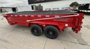 Remolque de Volteo Red Horizon LZ7 HZ7, Equipo de Servicio Pesado, Estructura de Viga de 8 Pulgadas, Pisos de Acero de Calibre 9, Galvanizado en Caliente - Product Image 3