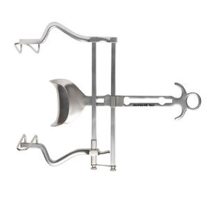 Instrumento Quirúrgico Alemán de Acero Inoxidable, Instrumento Médico, Retractor Dennis Browne Quirúrgico Básico Completo con Marco - Product Image 4