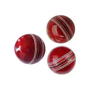 Pelota de críquet de cuero personalizada OEM, pelota de partido duro para entrenamiento y juego de adultos - Product Image 4