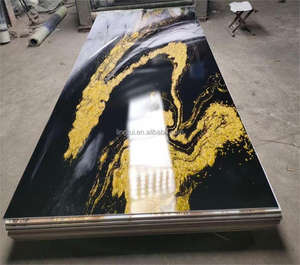 Panel De Pared De Mármol Para Interiores De PVC Con <span class=keywords><strong>Pelicula</strong></span> UV, Impermeable, De China - Product Image 4