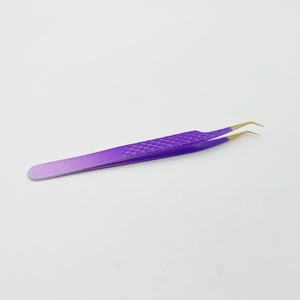 แหนบต่อขนตาสองด้านทำจากสเตนเลส45องศาอุปกรณ์ต่อขนตาแบบมืออาชีพ - Product Image 6