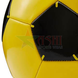 Nouveauté ASHI SPORTS WEAR Ballons de football en cuir de taille personnalisée, cousus à la machine, pour jouer en intérieur et en extérieur, logo personnalisé, haute qualité - Product Image 2