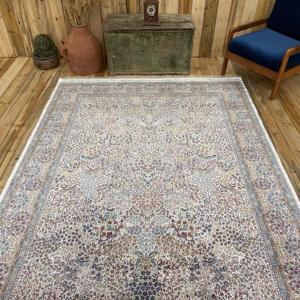 Tapis vintage 6,4 x 9,9 pieds, grand tapis turc, tapis oriental bleu et rouge - Product Image 4