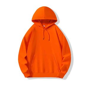 Pull à capuche en éponge française pour hommes, poids lourd 500g/m2, 100% coton, motif solide d'hiver, épaules tombantes, surdimensionné, haut à capuche - Product Image 6