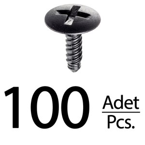 Front Bumper <b>Clips</b> for VW Transporter - 100 Pieces - Product Image 1
