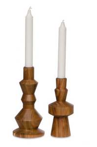 CRÉATION BOUGIER PORTE-BOUGIE EN BOIS POUR LA Décoration DE LA MAISON Meilleure Vente Bougeoir Pilier par Antique Creations - Product Image 2