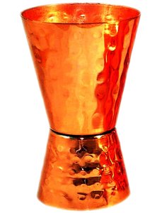 แก้วช็อตทำจากทองแดงขนาด2ออนซ์/1ออนซ์ใช้ซ้ำได้และพกพาได้อุปกรณ์การวัดบาร์โลหะ - Product Image 6