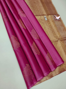 Pure Soft Kanchivaram Pethani Saree en soie élégant vêtements indiens et pakistanais - Product Image 5