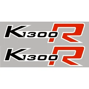Adesivi Personalizzati per Serbatoio Moto BMW K1300R, Logo Nero-Rosso Impermeabile - Product Image 1