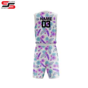 ชุดบาสเก็ตบอลสำหรับผู้ชายชุดบาสเก็ตบอลชุดกีฬาแห้งเร็วออกแบบได้ตามต้องการ - Product Image 2