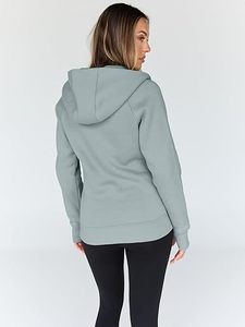 เสื้อมีฮู้ดผ้าฟลีซผ้าฝ้ายน้ำหนักเบาสวมใส่ในฤดูหนาวสำหรับผู้ชายดูสบายๆทุกวัน - Product Image 4
