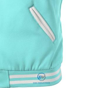 Chaqueta Universitaria de Lana Chenilla con Bordado Personalizado, Cuello Alto, Estilo Urbano, Vintage, para Hombre, OEM, Novedad 2025 - Product Image 3