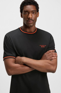 Camiseta Formal de Manga Corta con Cuello Redondo para Hombre BlanqWear, Ajuste Holgado, 100% Algodón Premium de 200g, Antibacteriana, Secado Rápido, Ecológica - Product Image 3