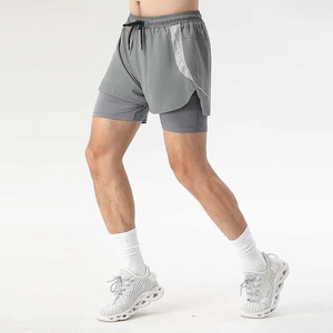 OEM Men's High Street Gym <b>Shorts</b> Casual Breathable Quick Dry Comfort Double Layer Running <b>Short</b> Elastic Waist Workout <b>Jogger</b> - Product Image 3