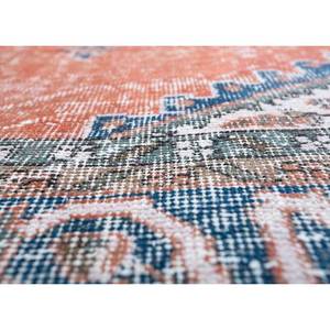 Alfombras de Lana Anudadas a Mano Rojo Anaranjado Vintage, Alfombras Grandes de Jaipur para Sala de Estar, Pasillo, Alfombra Grande Nueva con Medallón - Product Image 3