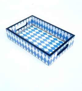 Barra de esmalte de madera moderna, bandeja para servir, elegante, clásico, estilo Vintage, hecho a mano, personalizado, diseño multiimpreso, opción desechable - Product Image 3