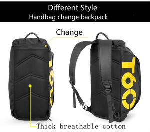 Trending Gym <b>Bag</b> Custom Logo MOQ Cheap T60 Duffle <b>Mens</b> Sports <b>Bag</b> Travel Gym Duffle <b>Bag</b> With Shoe Compartment - Product Image 2